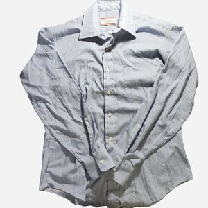 Vintage Sears perma-prest chambray button down shirt size L